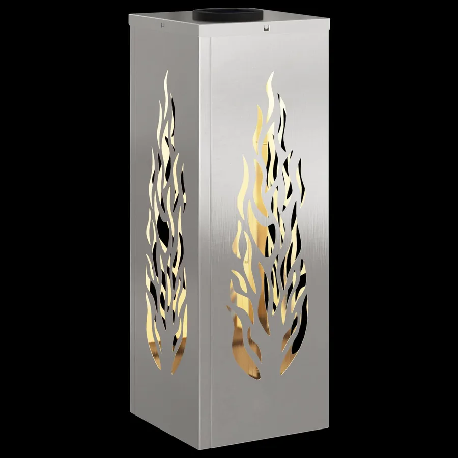 Lumière de chemin LED solaire 2 pcs Blanc chaud 18 x 18 x 50 cm - 12