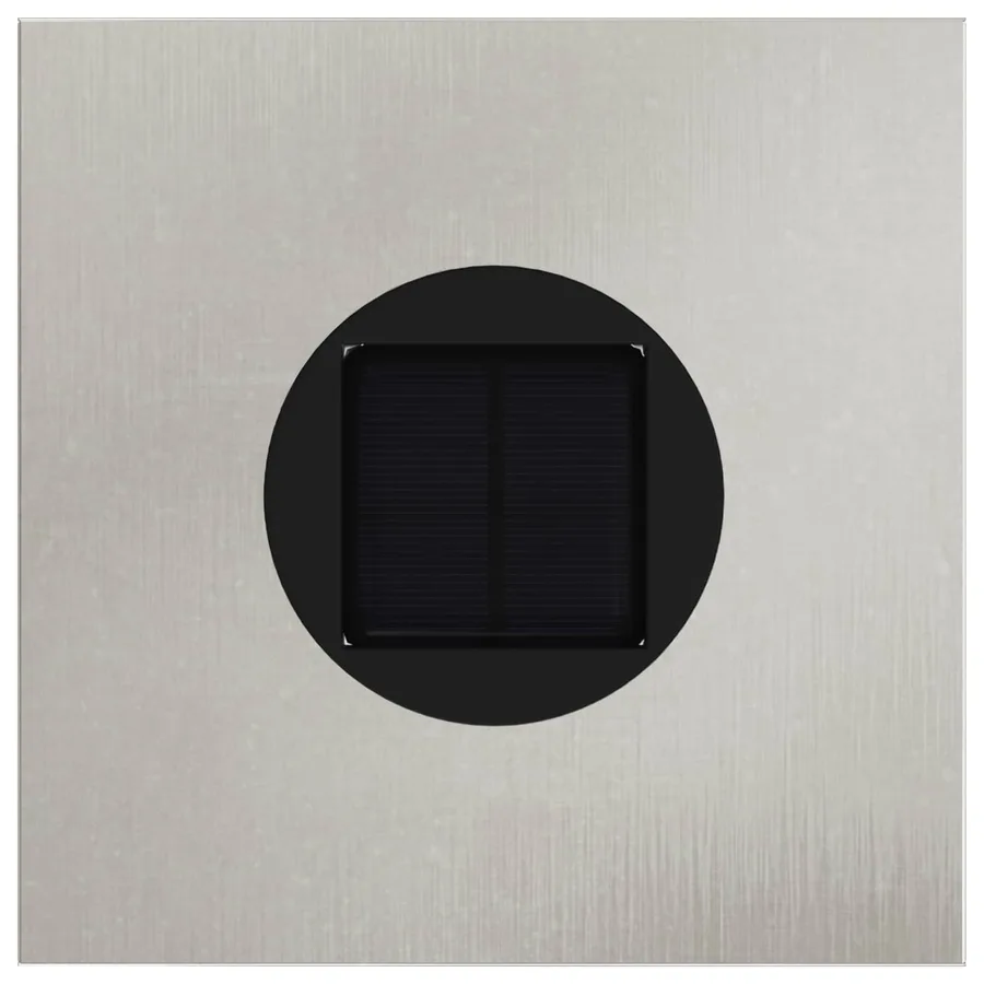 Lumière de chemin LED solaire 2 pcs Blanc chaud 18 x 18 x 50 cm - 7