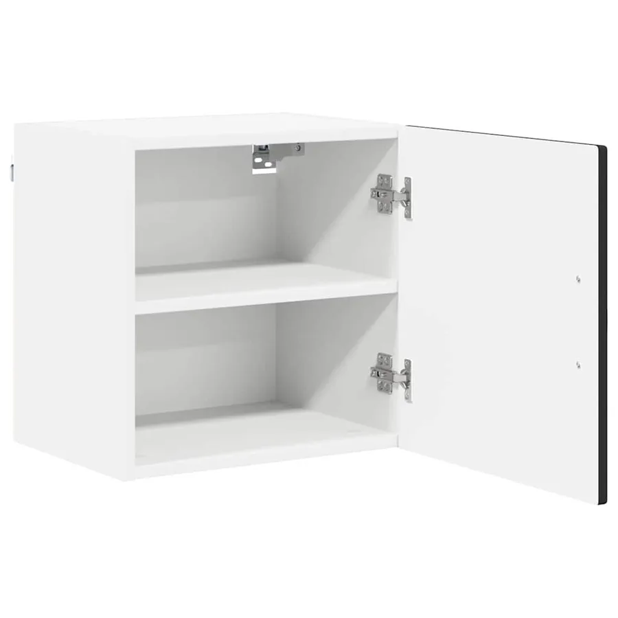 Meuble mural PORTO 2 pcs Noir 40 x 31 x 40 cm Bois d'ingénierie - 6