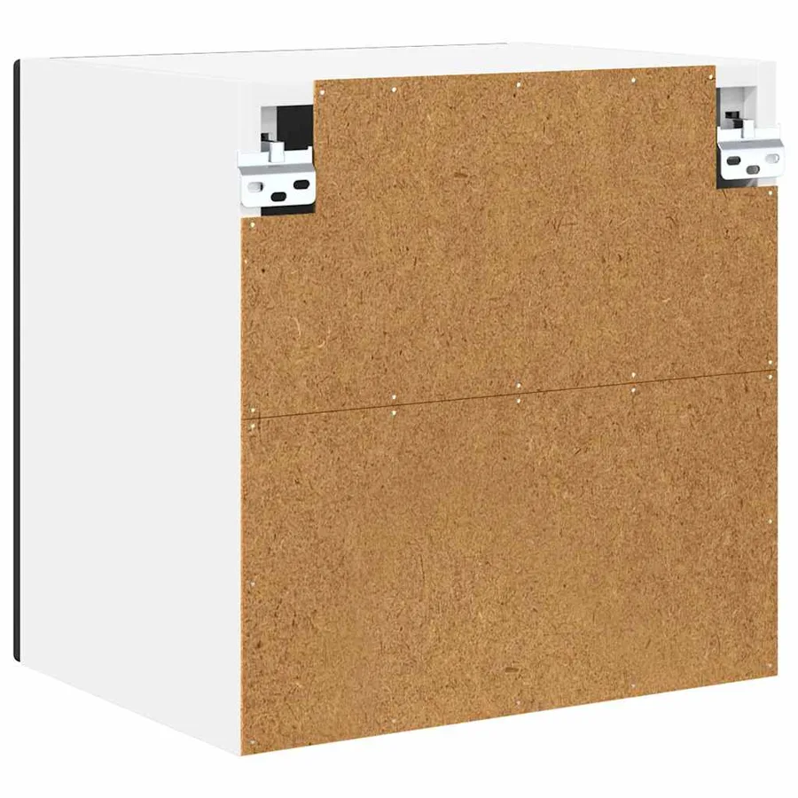 Meuble mural PORTO 2 pcs Noir 40 x 31 x 40 cm Bois d'ingénierie - 9