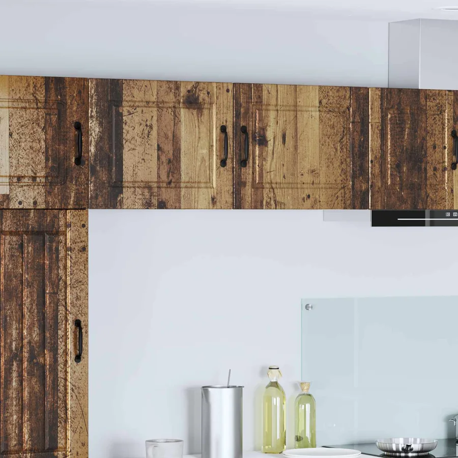 Meuble mural PORTO Bois ancien 50 x 31 x 40 cm