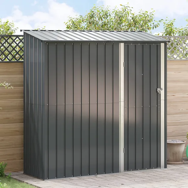 Cabanons de jardin Anthracite 203,5 x 73 x 200 cm Métал