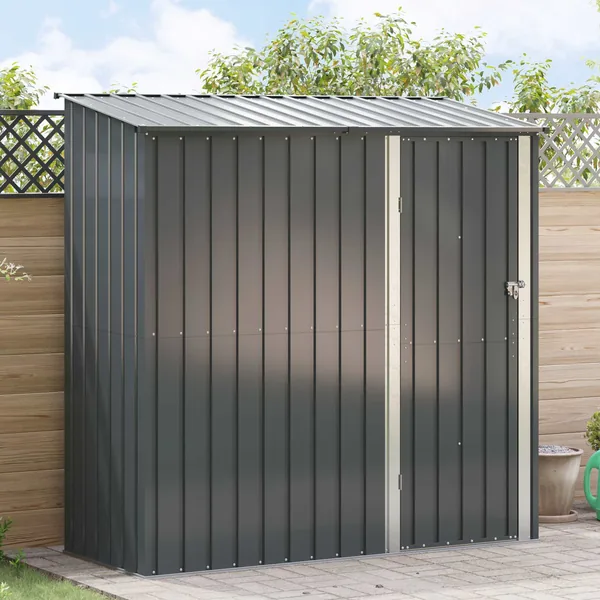 Cabanons de jardin Anthracite 203 x 85,5 x 200 cm Métал