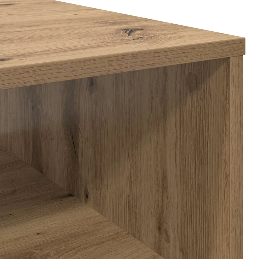 Table basse Chêne artisanal 95 x 55 x 31 cm Bois d'ingénierie - 10