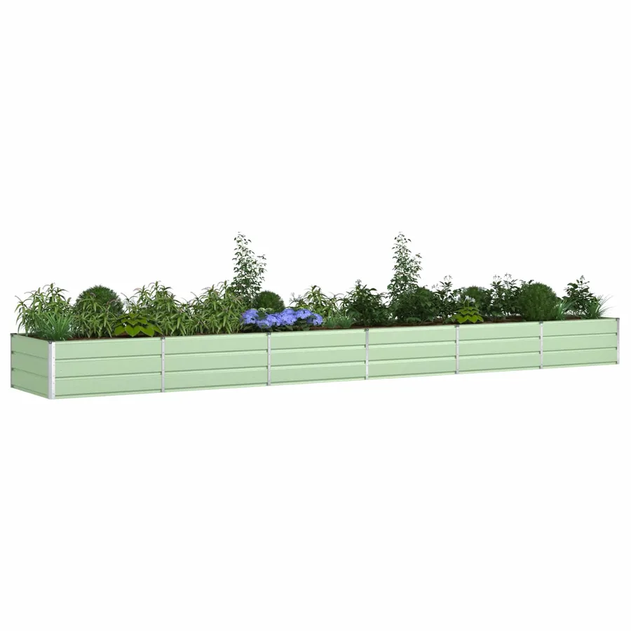 Jardinière Vert pastel 580 x 100 x 45 cm Acier galvanisé - 3