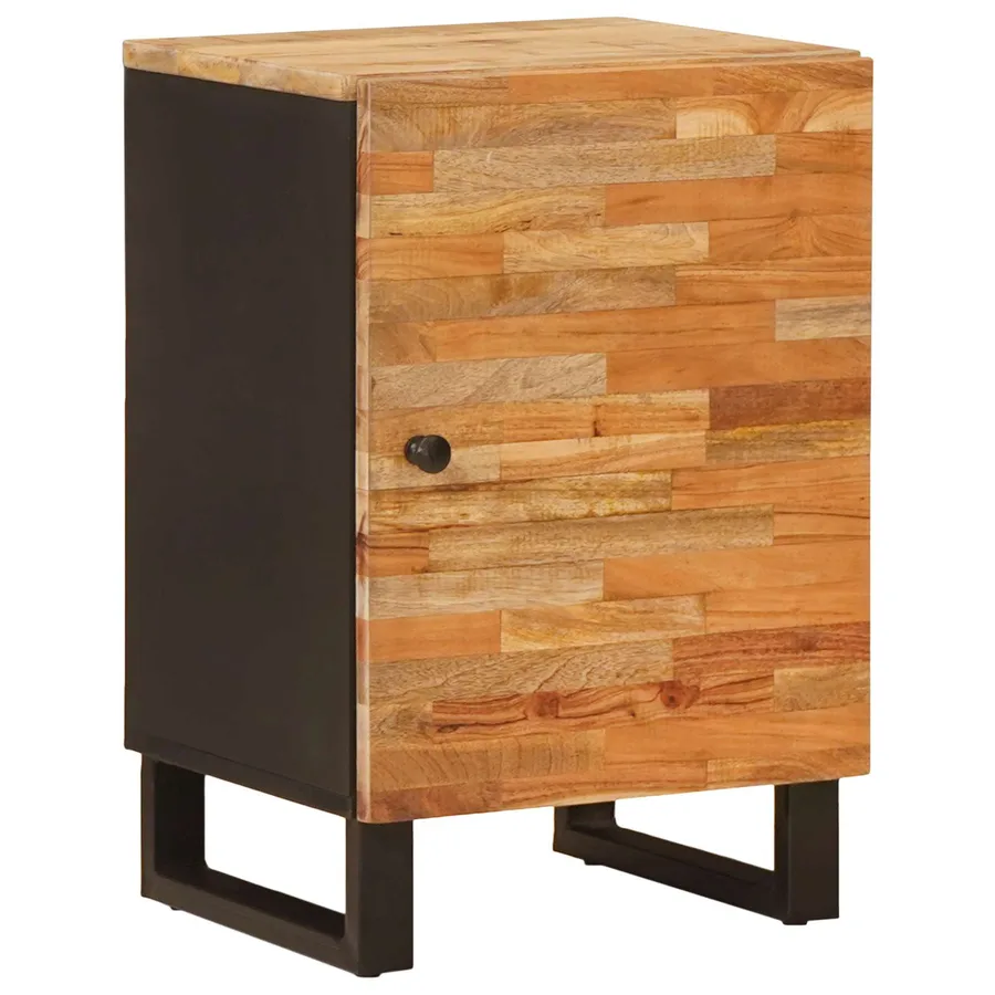 Ensembles de salle de bain 5 pcs Naturel Bois de mangue massif - 6