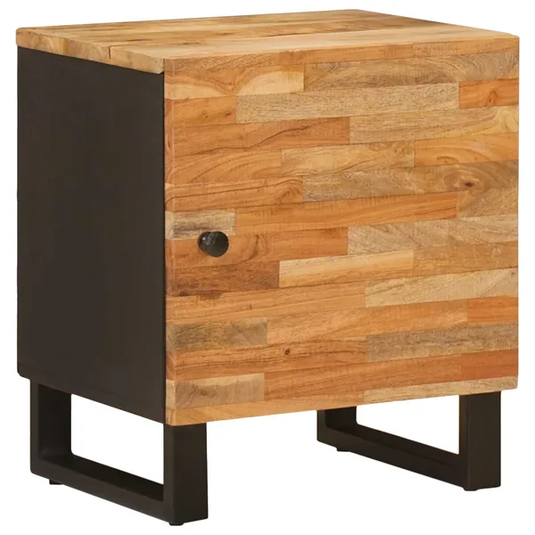 Cabinet de chevet Marron 40 x 33 x 46 cm Bois de mangue massif