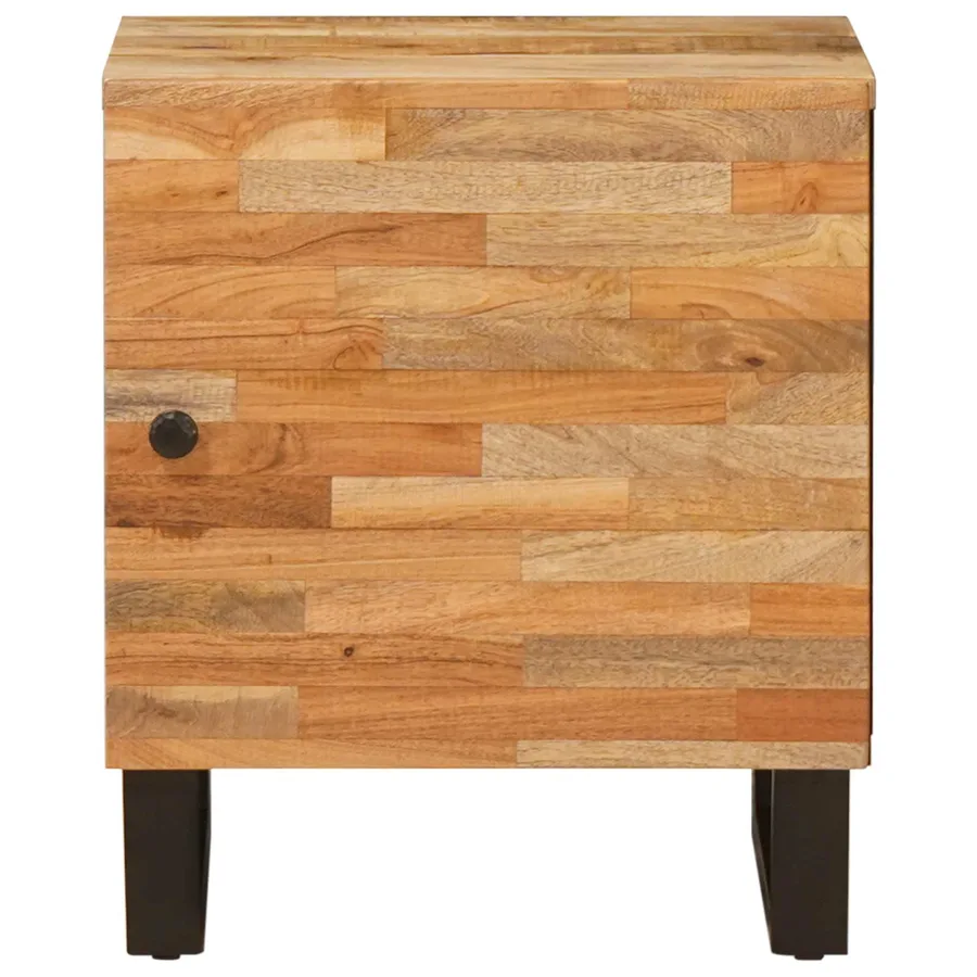 Cabinet de chevet Marron 40 x 33 x 46 cm Bois de mangue massif - 3