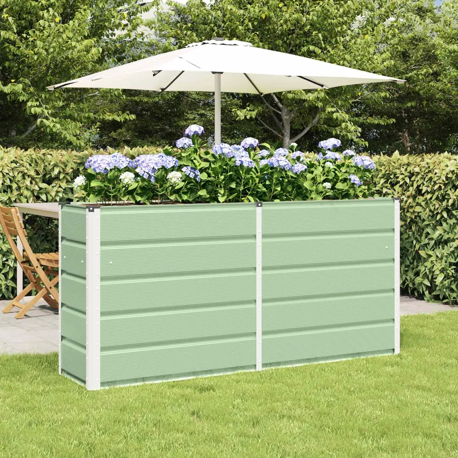 Jardinière Vert 160 x 40 x 75 cm Acier