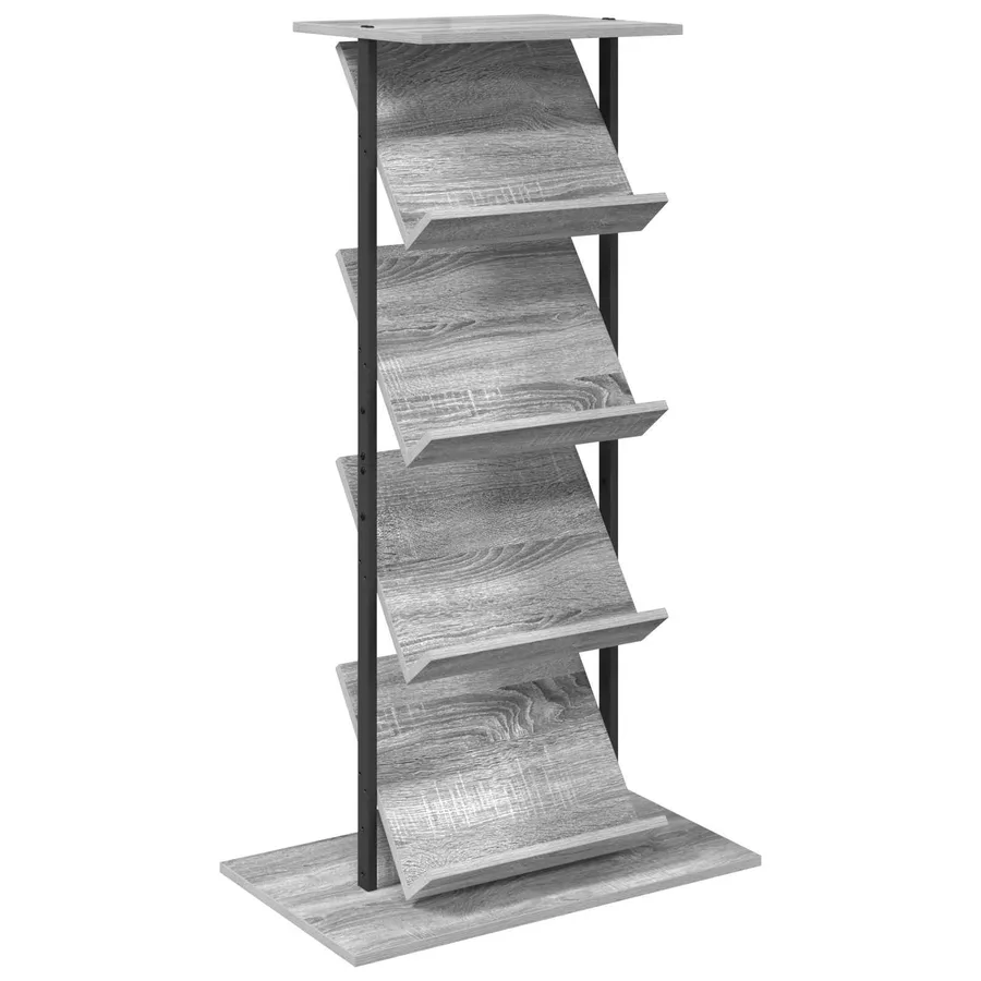 Étagère à magazines avec étagère Gris Sonoma 68 x 40 x 123,5 cm - 2
