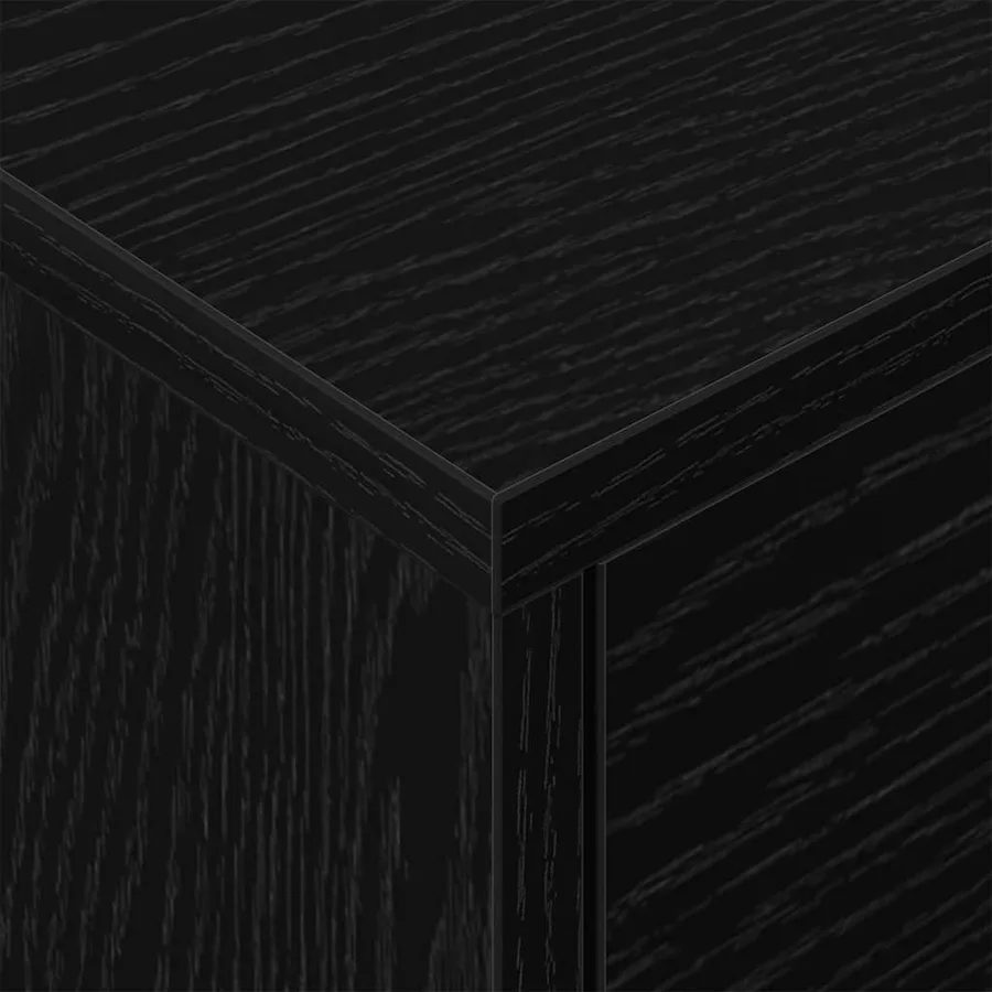 Table de chevet 2 pcs Chêne noir 40,5 x 40 x 48 cm - 10