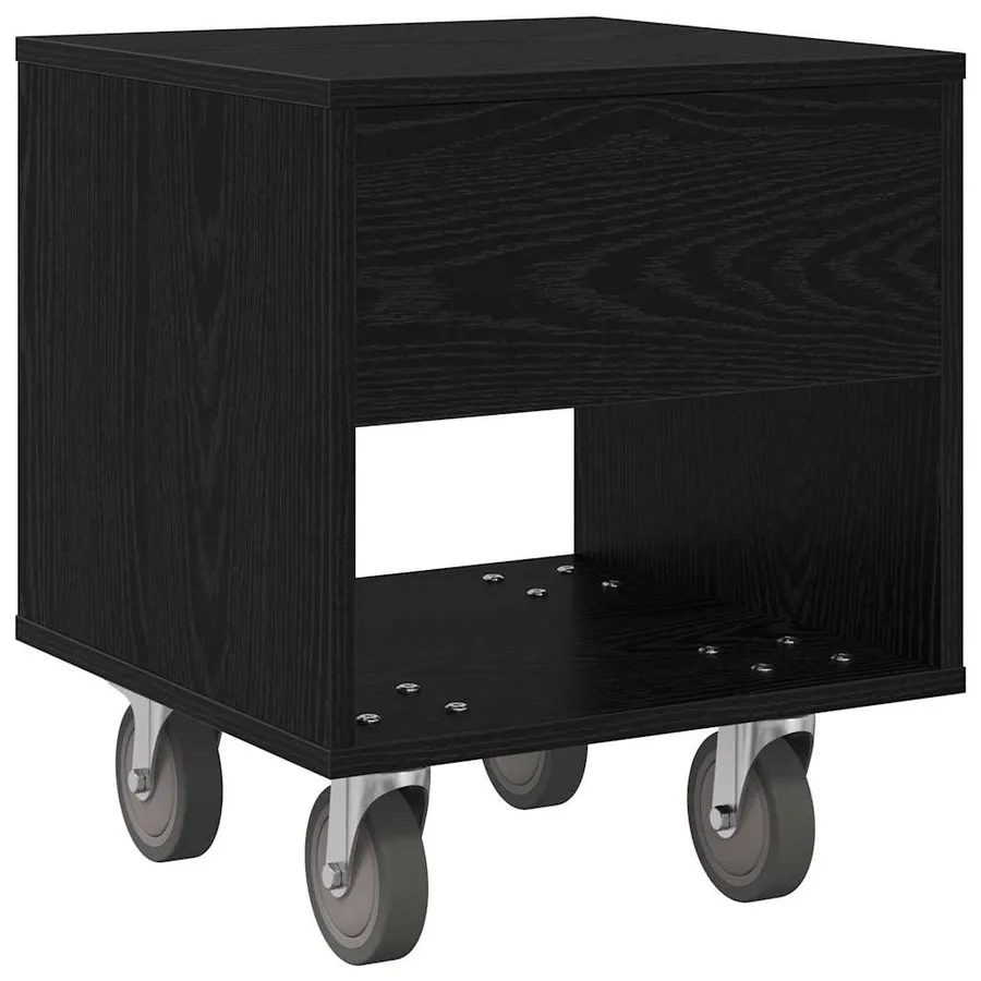 Table de chevet 2 pcs Chêne noir 40,5 x 40 x 48 cm - 9