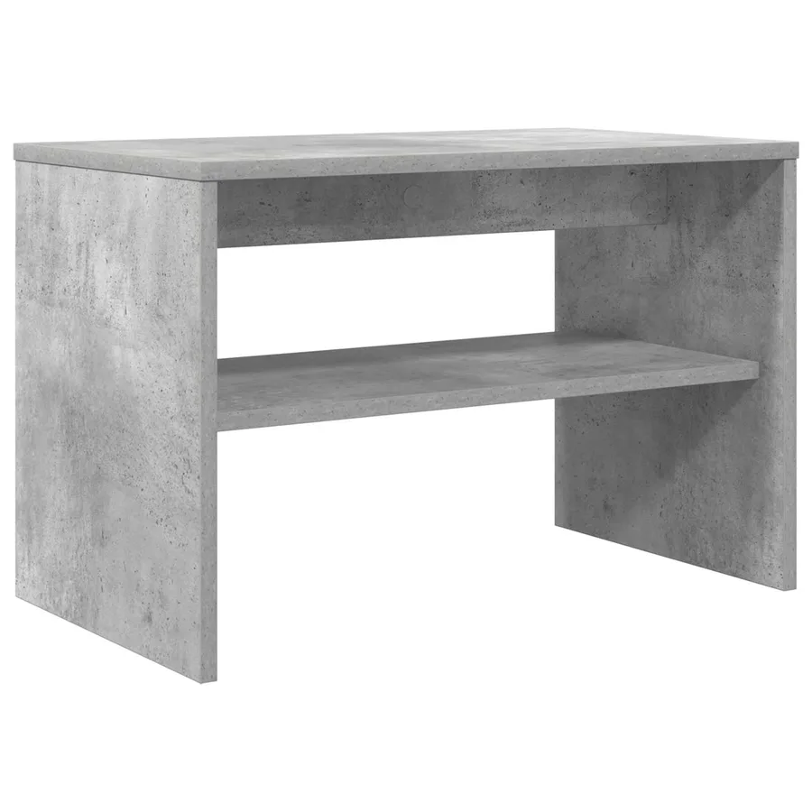 Meuble TV Gris béton 60 x 35 x 40 cm Bois d'ingénierie - 7