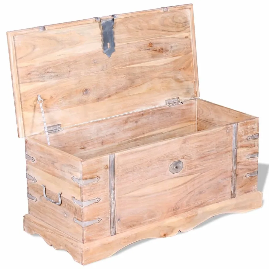 Coffre de rangement Bois d'Acacia - 3