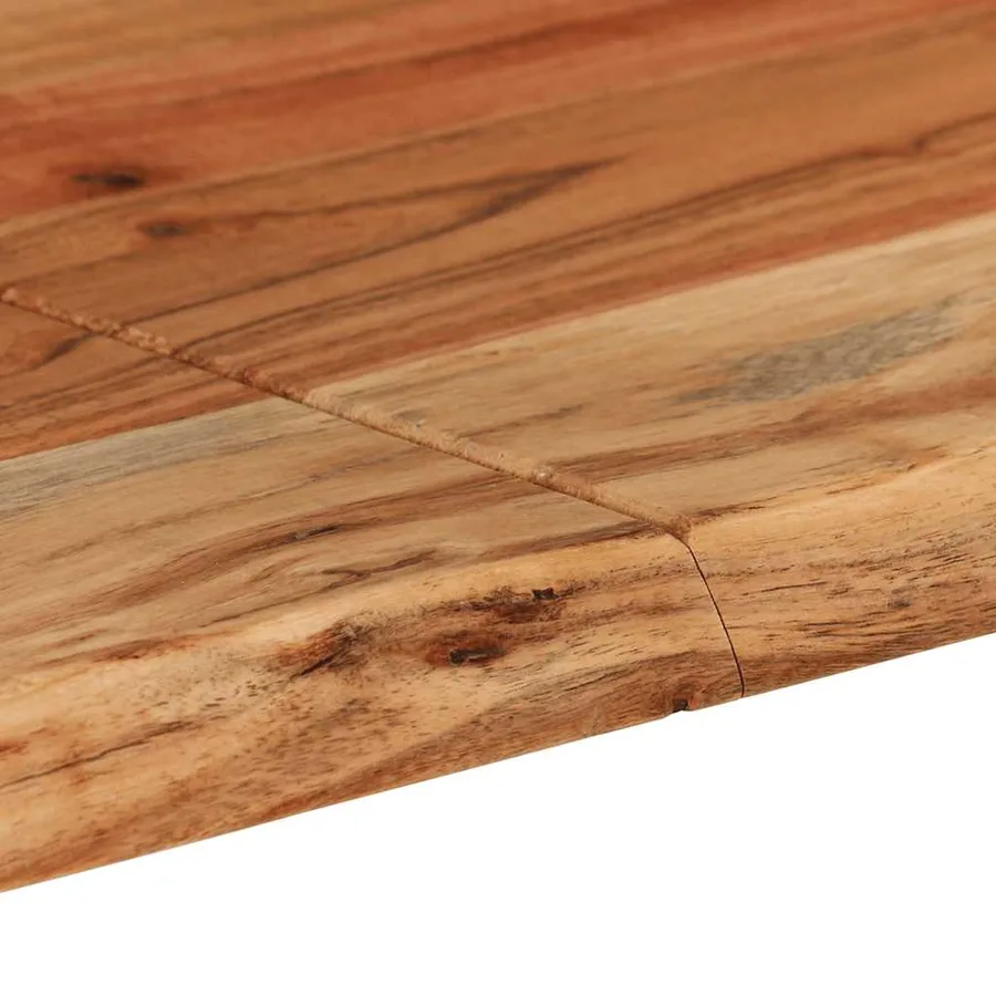 Table de salle à manger 140x70x76 cm Bois d'acacia solide - 8