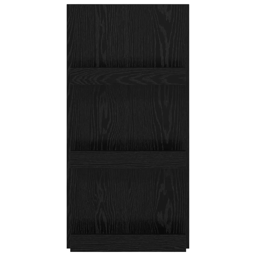 Étagère à magazines avec étagère Chêne noir 51 x 11 x 102 cm - 5