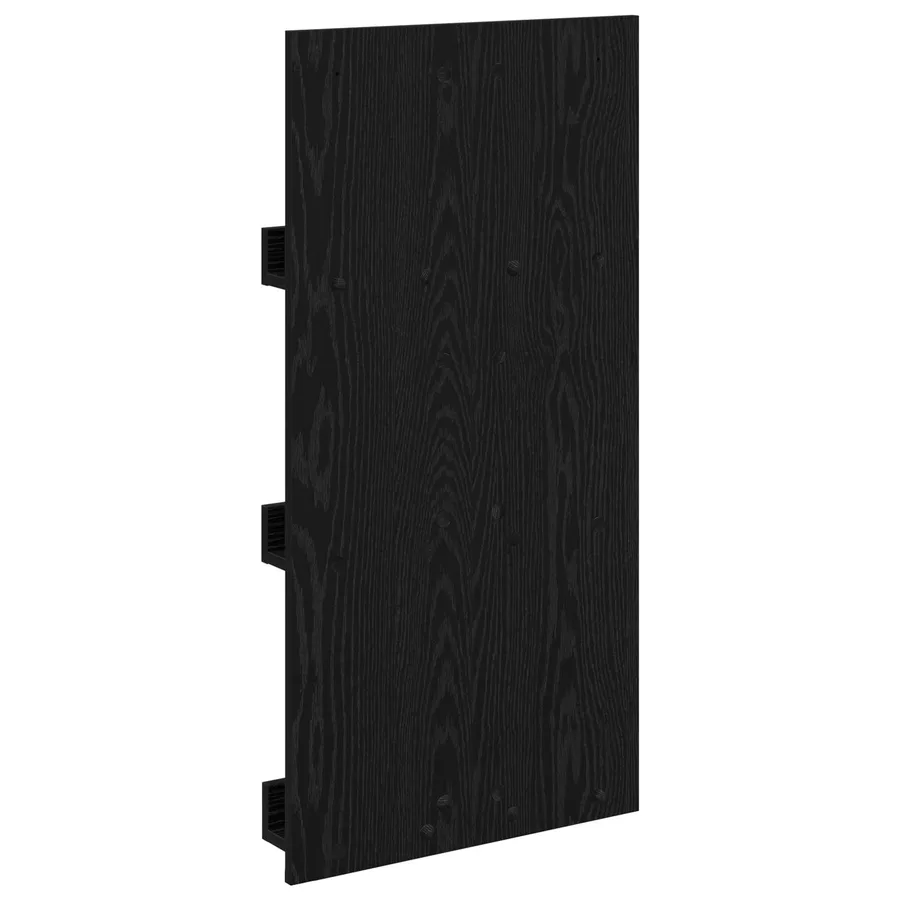Étagère à magazines avec étagère Chêne noir 51 x 11 x 102 cm - 7