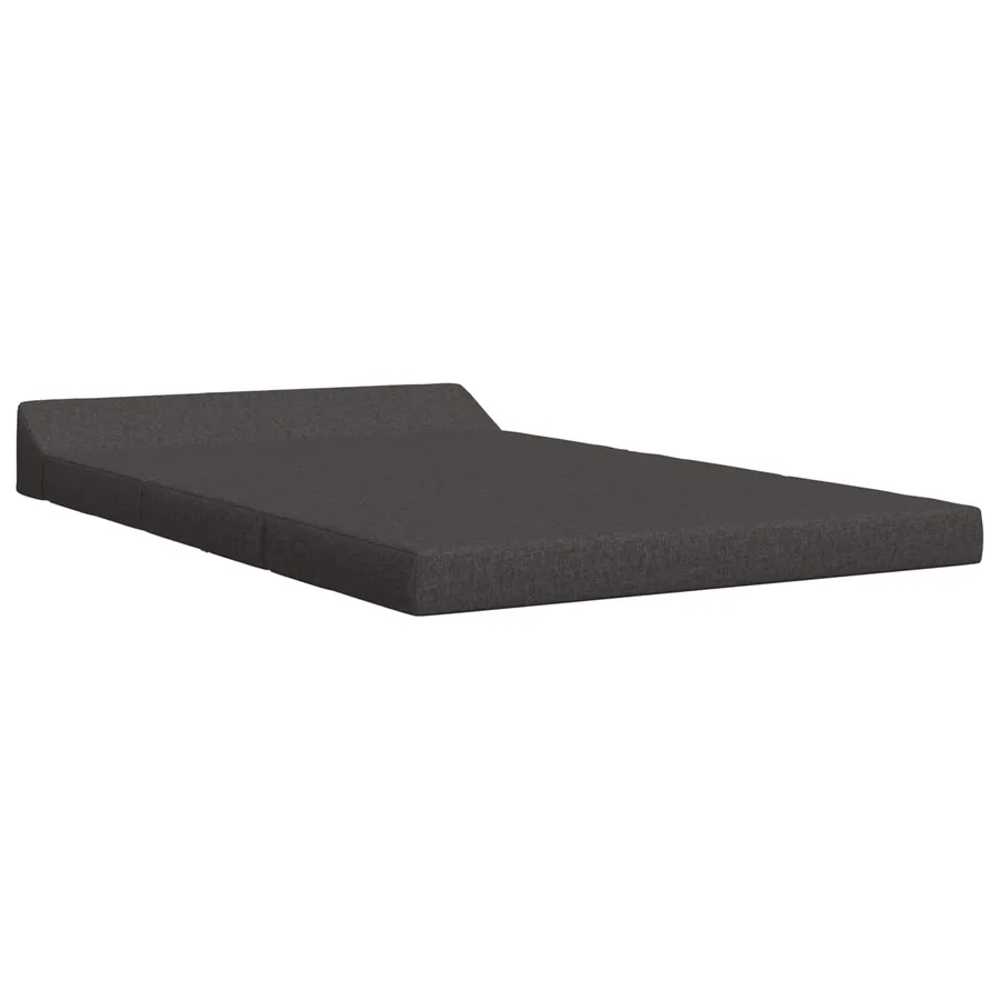Canapé-lit pliable Gris foncé 120 x 60 x 49 cm Tissu - 2
