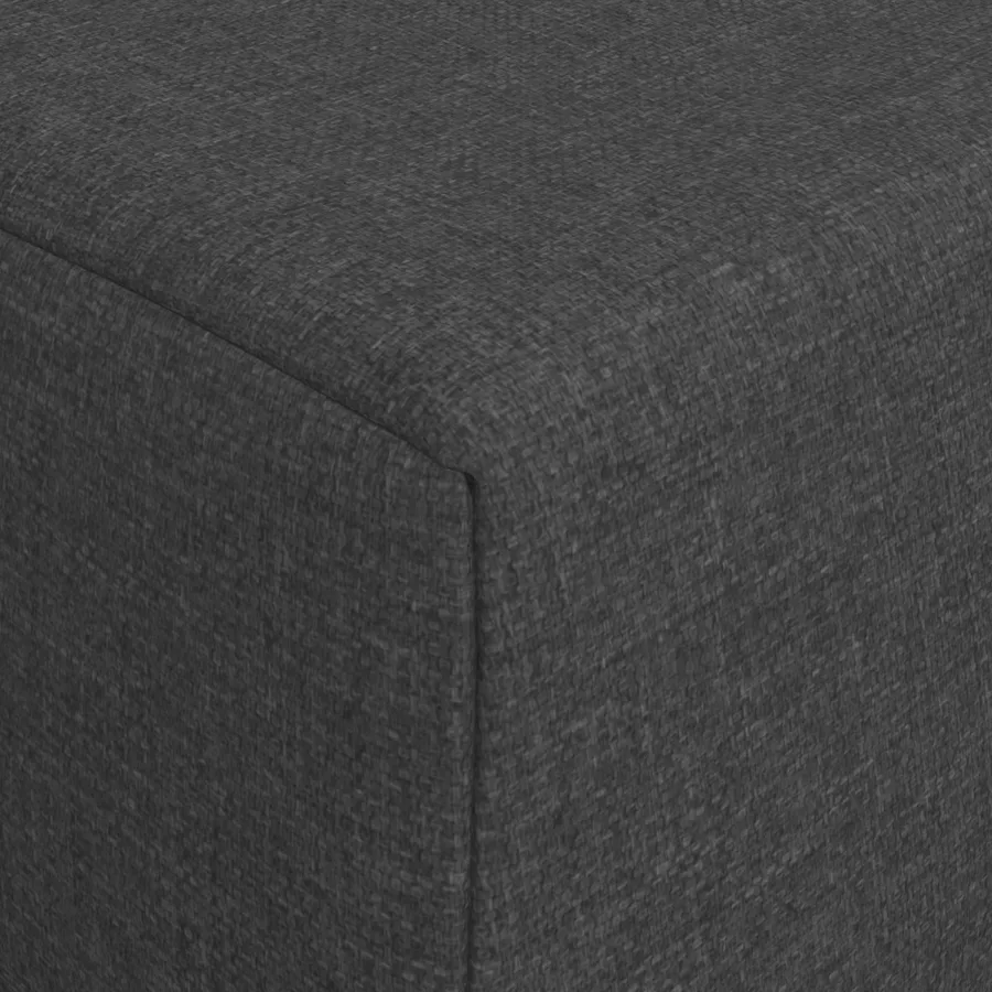 Canapé-lit pliable Gris foncé 120 x 60 x 49 cm Tissu - 6