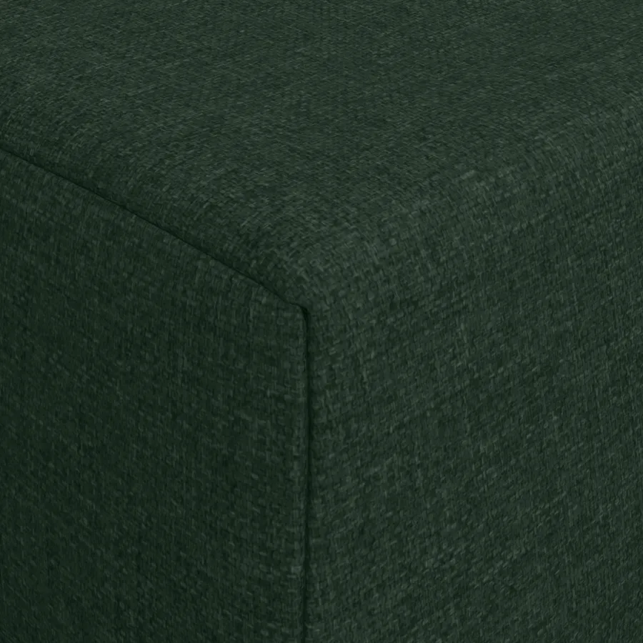 Canapé-lit pliable Vert foncé 120 x 60 x 49 cm Tissu - 6