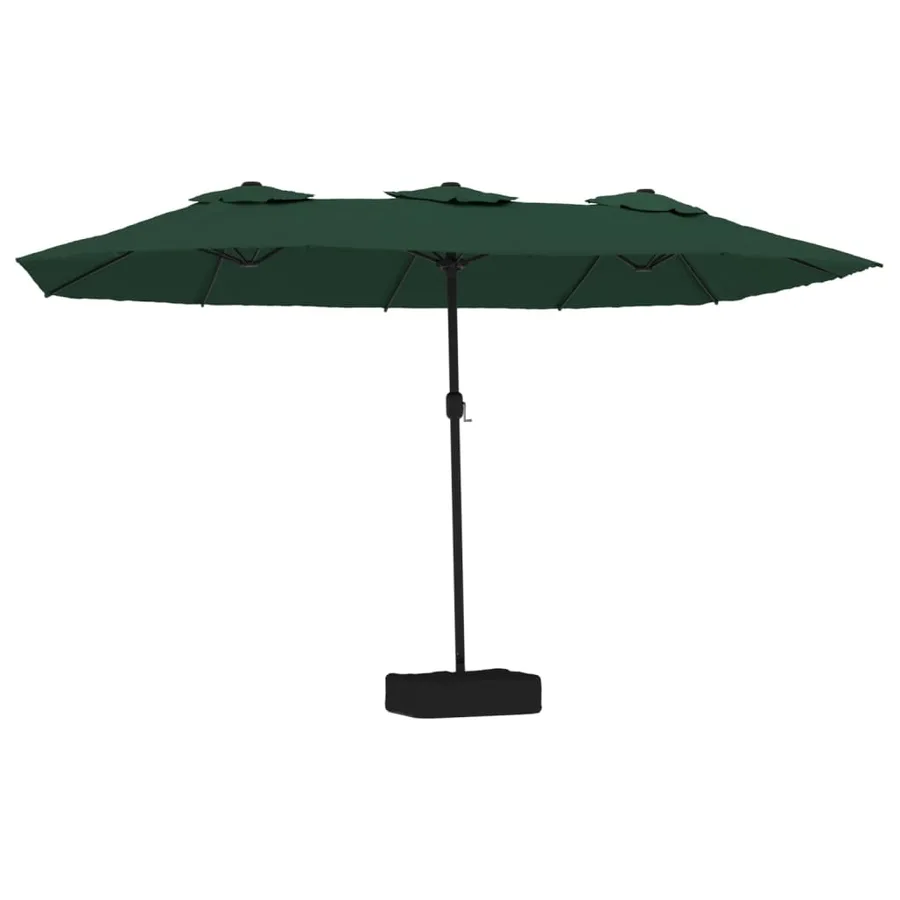 Parasol à double tête vert 449x265 cm - 2