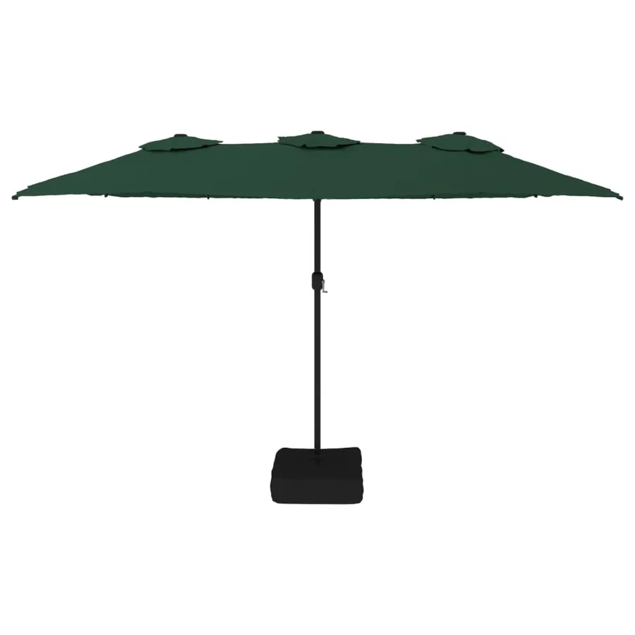 Parasol à double tête vert 449x265 cm - 3