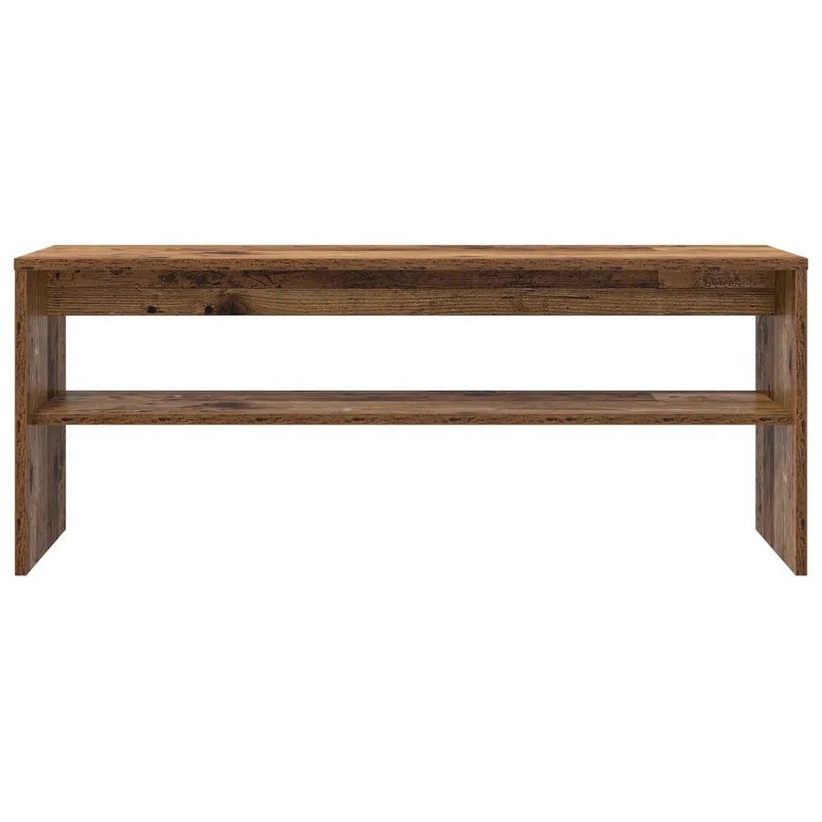 Meuble TV Bois ancien 100 x 30 x 40 cm Bois d'ingénierie - 5