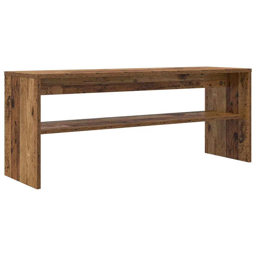 Meuble TV Bois ancien 100 x 30 x 40 cm Bois d'ingénierie - 7