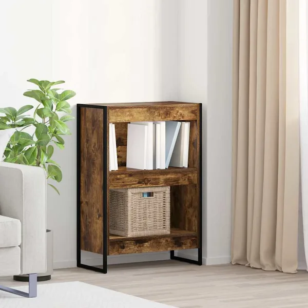 Bibliothèque Chêne Fumé 60 x 30 x 86,5 cm Bois d'ingénierie