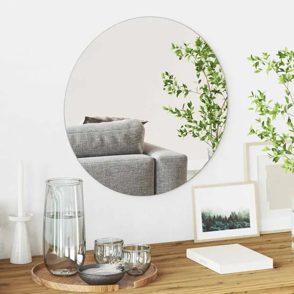 Miroir mural Rond Ø 50 cm verre trempé