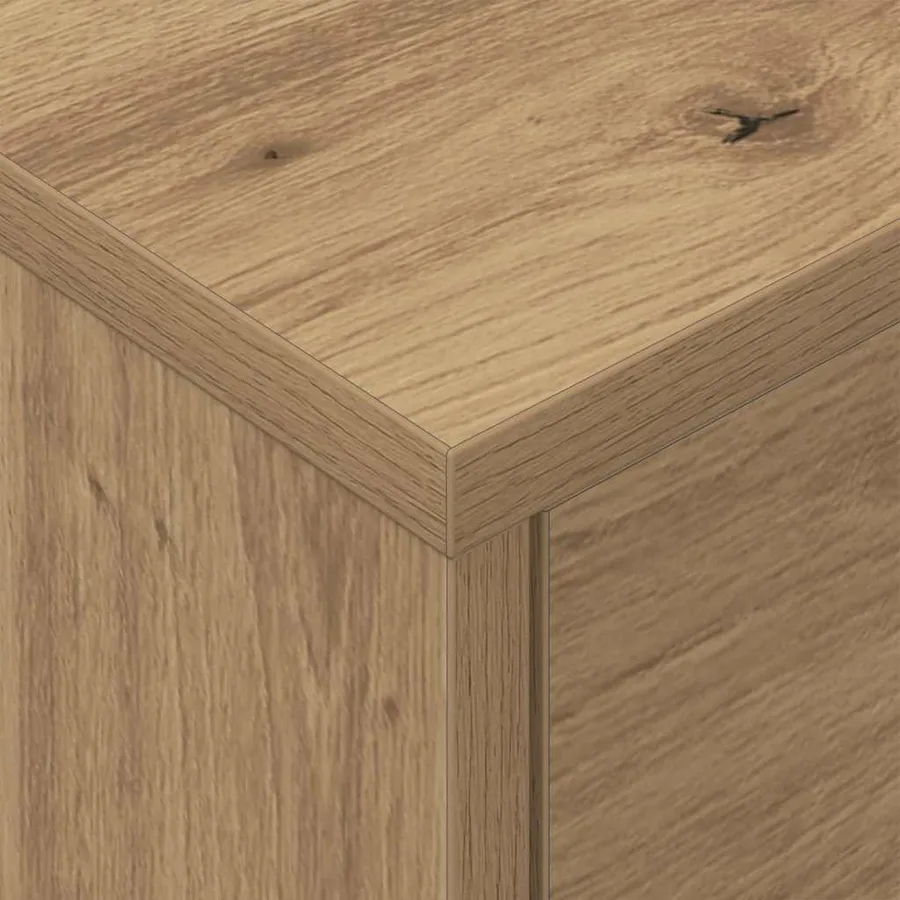 Table de chevet 2 pc Chêne artisanal 40,5 x 40 x 48 cm - 8