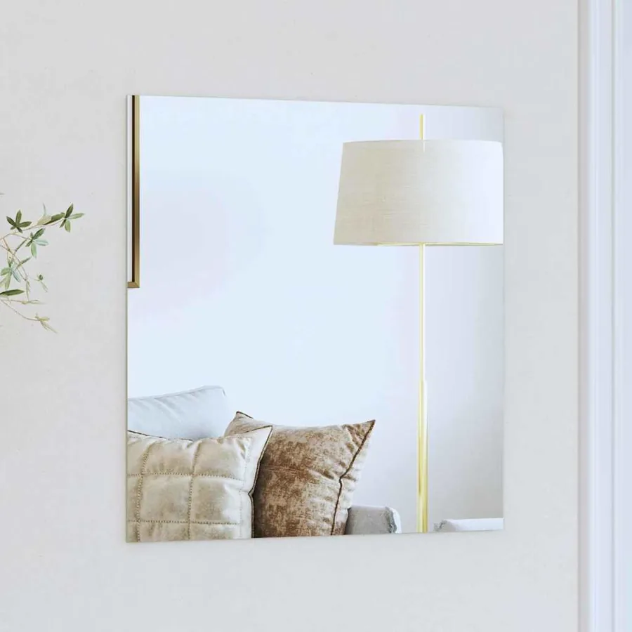 Miroir mural Carré 50 x 50 cm verre trempé