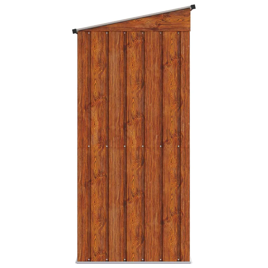 Cabanons de jardin Marron 137 x 81 x 180 cm Métал - 7