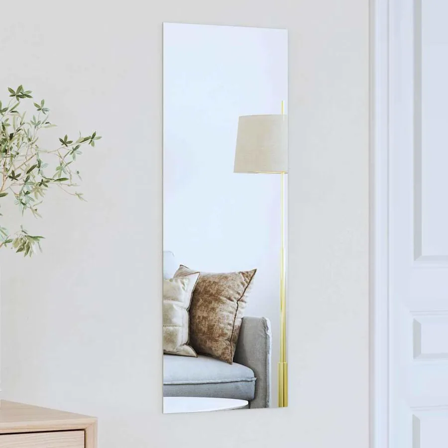 Miroir mural Rectangulaire 30 x 80 cm verre trempé
