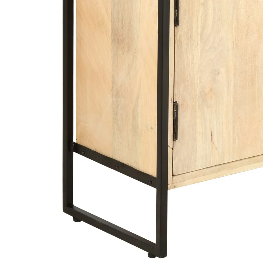 Bibliothèque à 4 niveaux 124x30x180 cm Bois de manguier massif - 8