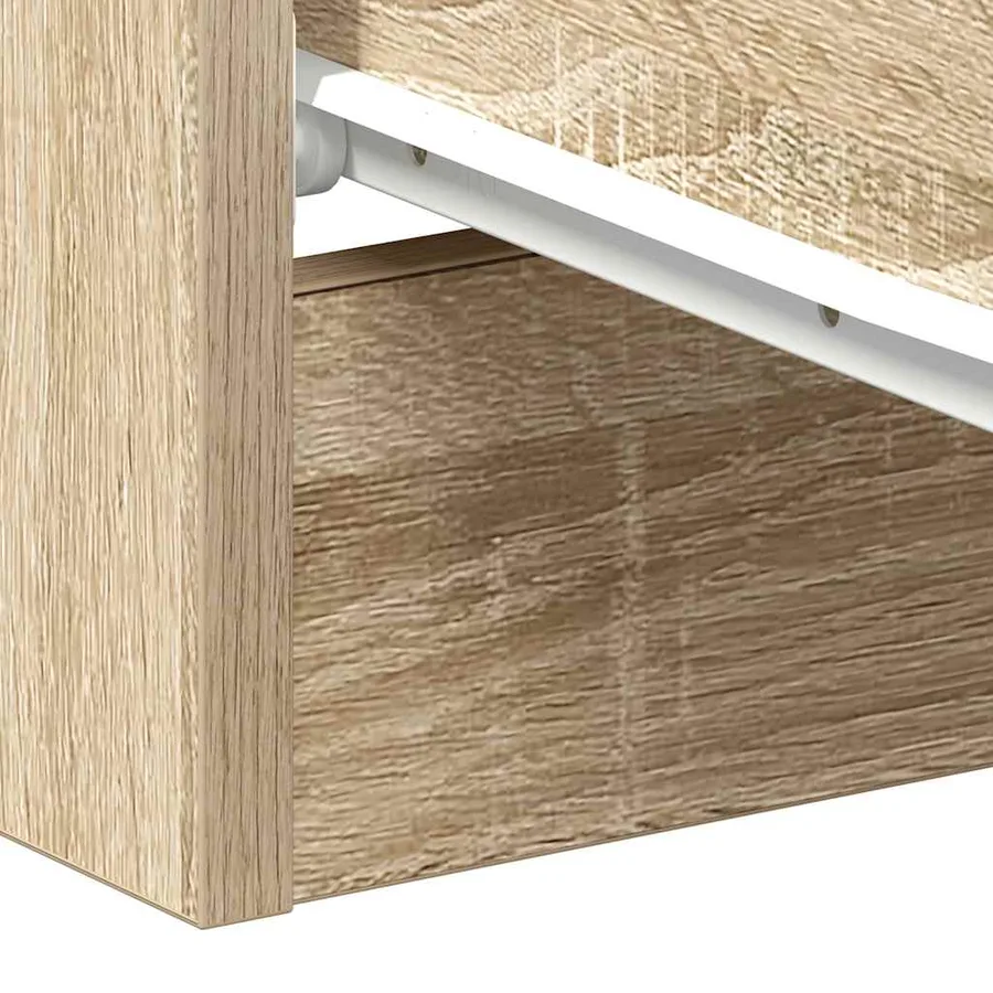 Tables de chevet 2pcs chêne sonoma 38x35x56cm bois d'ingénierie - 11