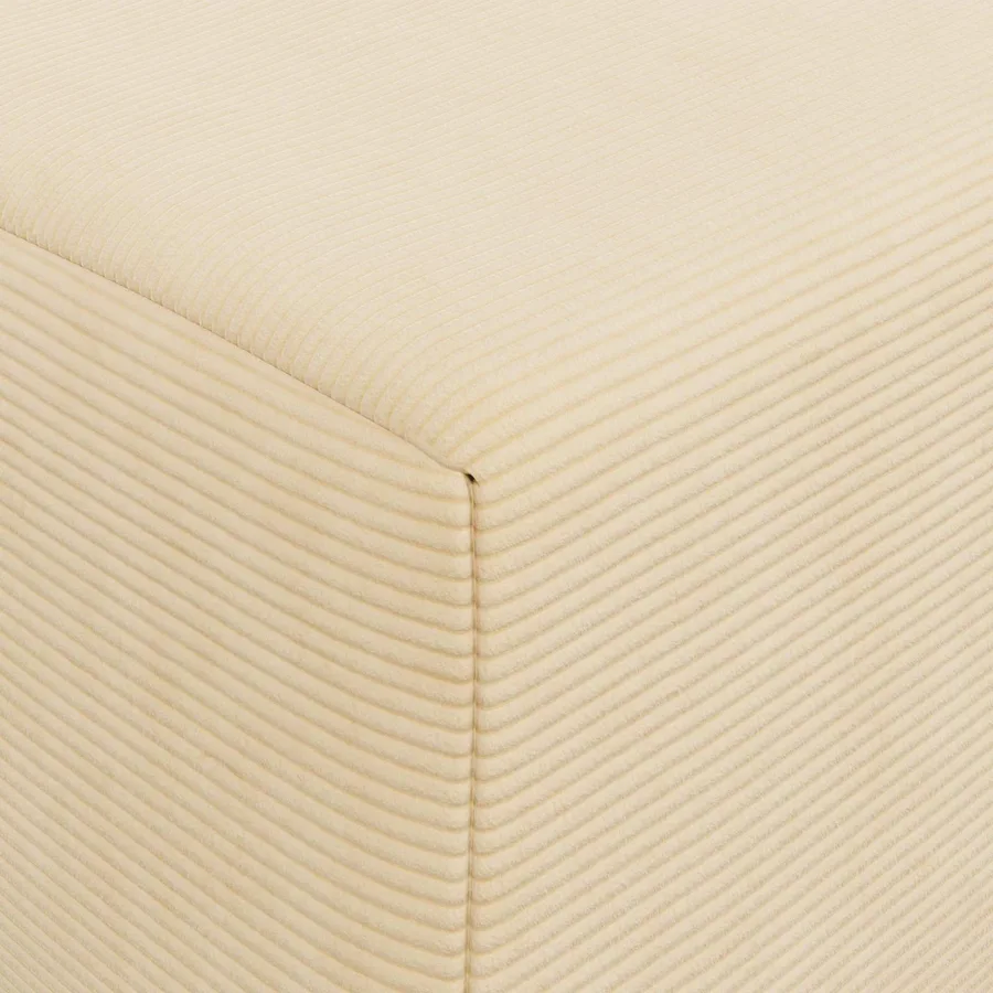 Canapé-lit pliable Crème 200 x 70 x 15 cm - 7