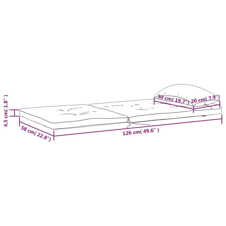 Coussins de chaise adirondack lot de 2 modèle de feuille - 12