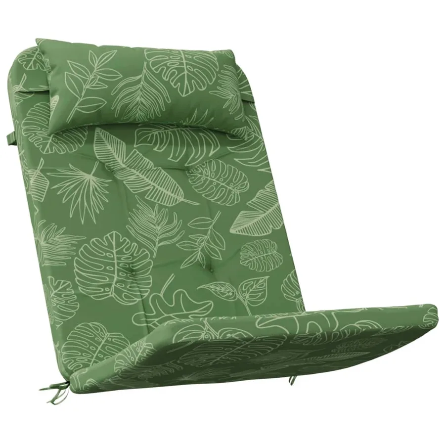 Coussins de chaise adirondack lot de 2 modèle de feuille - 3