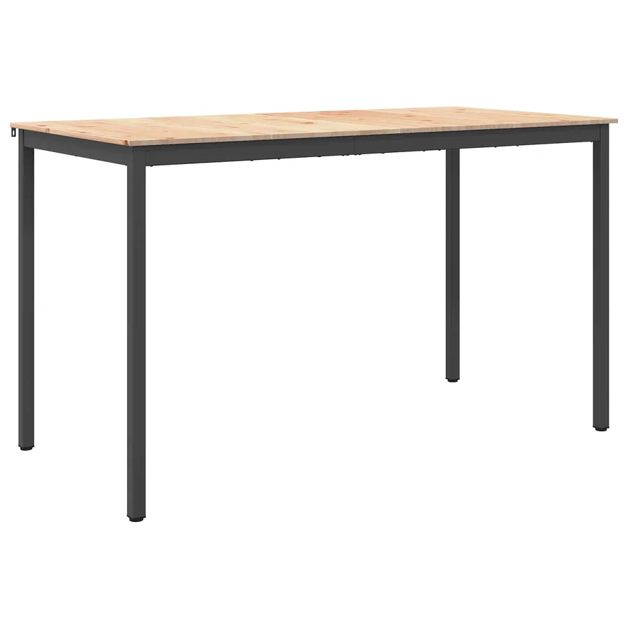 Table de bar Naturel 180 x 90 x 105 cm Bois de pin massif - 2