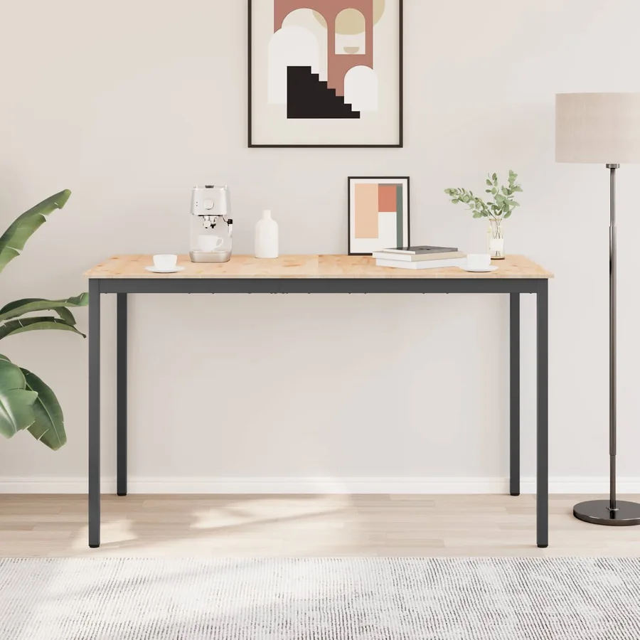 Table de bar Naturel 180 x 90 x 105 cm Bois de pin massif - 4