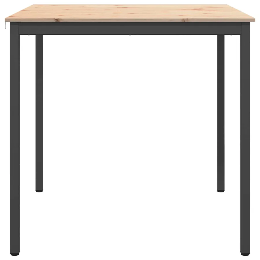 Table de bar Naturel 110 x 110 x 105 cm Bois de pin massif - 6