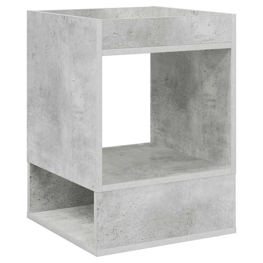 Table d'appoint 2 pcs Gris béton 40 x 40 x 56 cm - 2