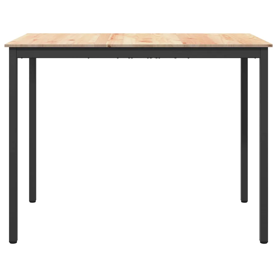 Table de bar Naturel 140 x 80 x 105 cm Bois de pin massif - 5