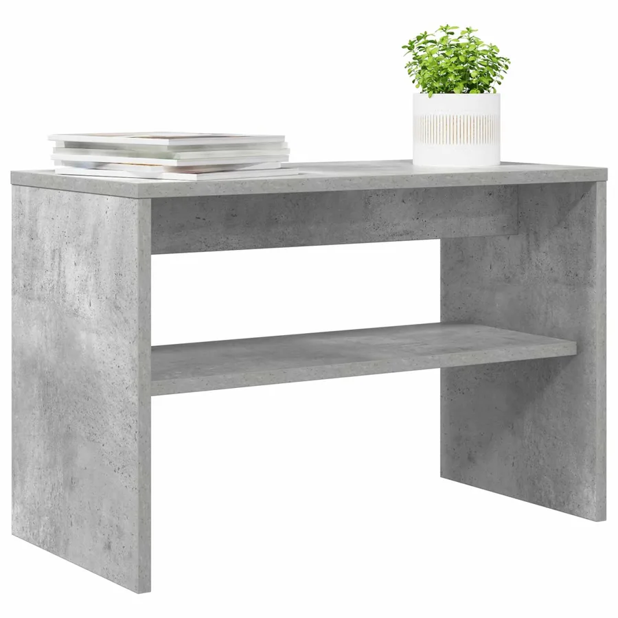 Meuble TV Gris béton 60 x 30 x 40 cm Bois d'ingénierie - 3