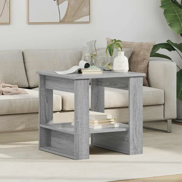 Table basse Gris Sonoma 51 x 50 x 50 cm Bois d'ingénierie