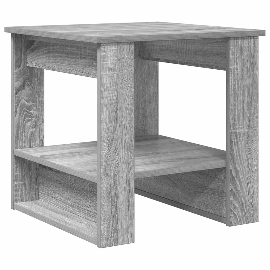 Table basse Gris Sonoma 51 x 50 x 50 cm Bois d'ingénierie - 7