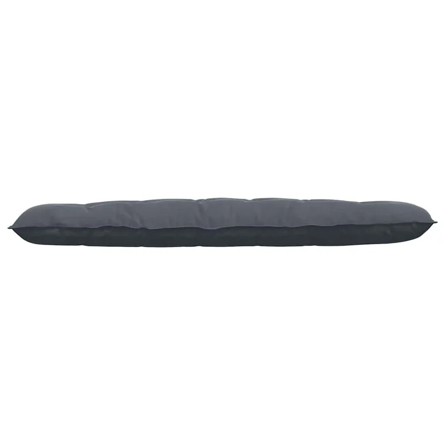Coussin de Dos Gris foncé 180 x 50 cm Tissu en velours côtelé - 5