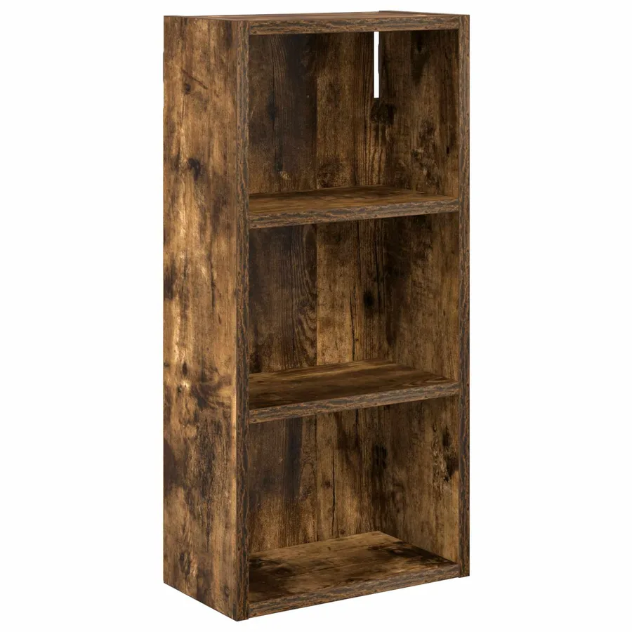 Armoire murale de salle de bain Chêne Fumé 30 x 16 x 62,5 cm - 2