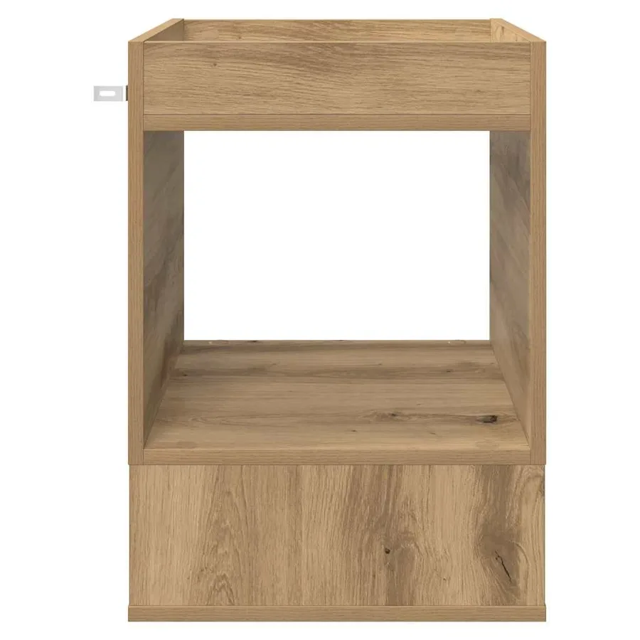 Table d'appoint Chêne artisanal 40 x 40 x 56 cm - 5